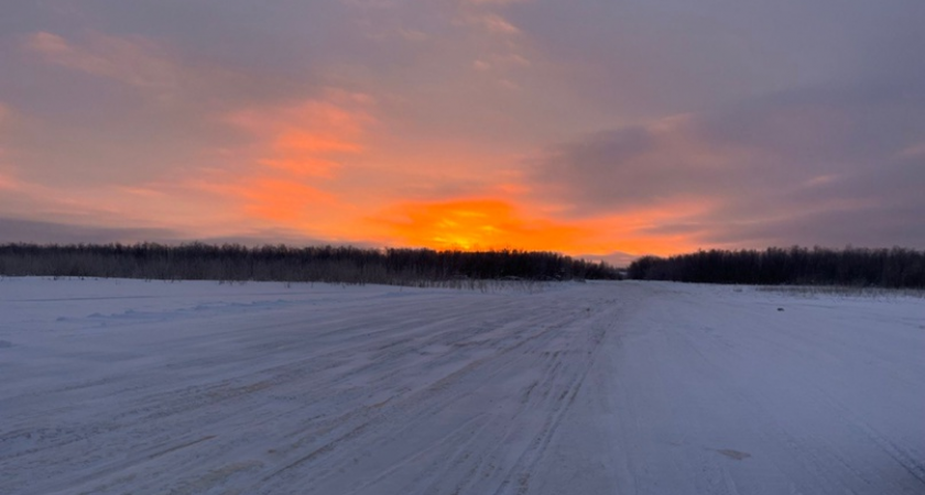 В Коми открылся зимник через Печору