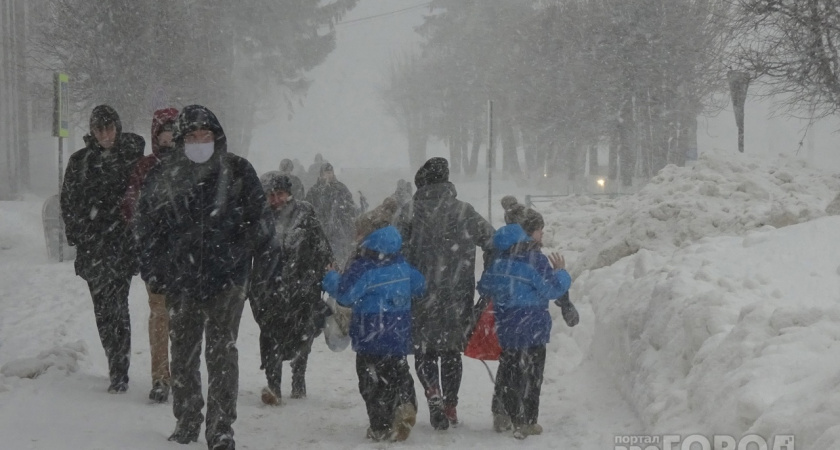 На некоторые районы Коми обрушится мощный снегопад: объявлено штормовое предупреждение