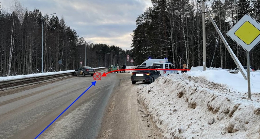 В Сыктывкаре автоледи отправила пассажирку в больницу с серьезной травмой головы