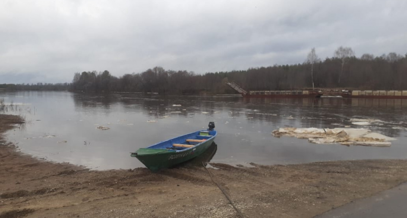 На реке Сысола у Койгородка начался ледоход
