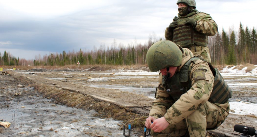 В Сыктывкаре военнослужащих обучили взрывному делу