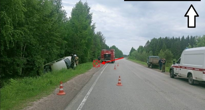 В Коми нетрезвый водитель устроил ДТП 