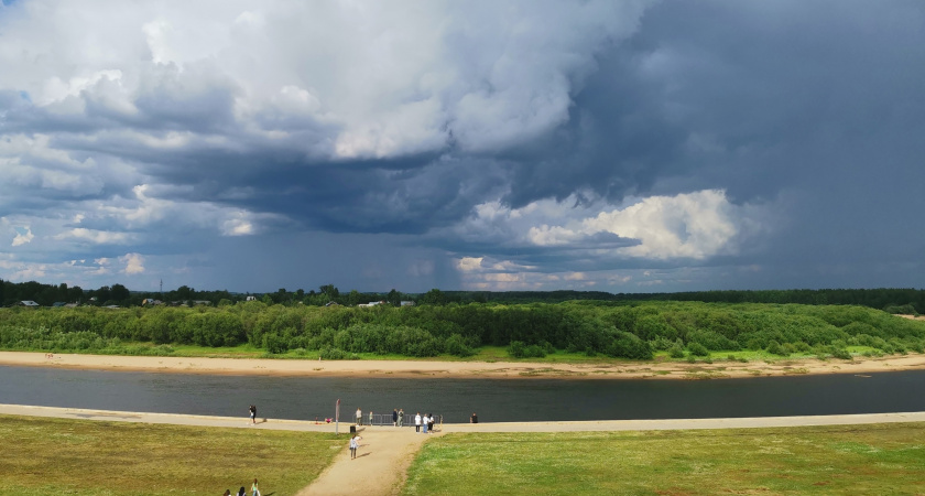 Штормовое предупреждение объявлено в южных районах Коми 