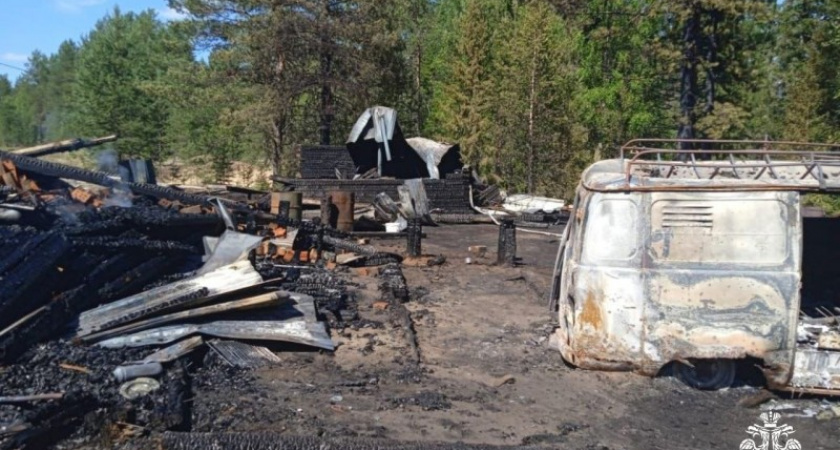 В Троицко-Печорском районе Коми в пожаре погибли три сыктывкарца 
