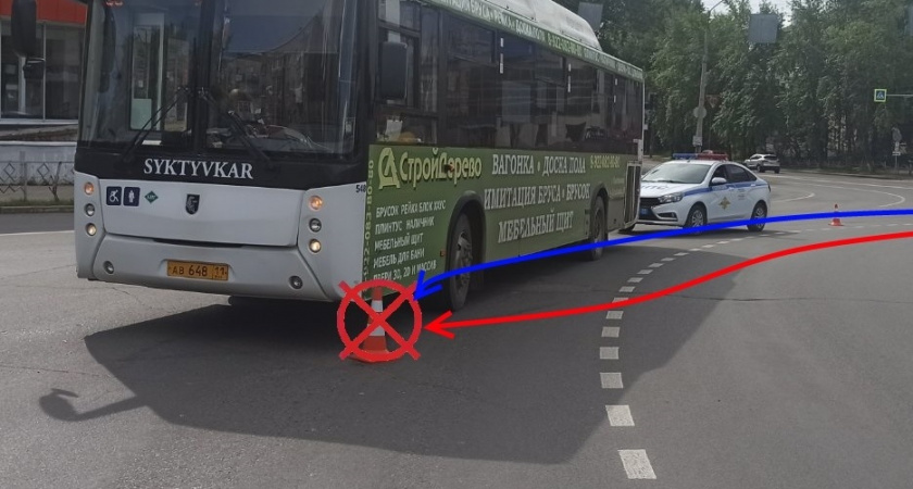 За сутки сразу два автобуса попали в ДТП на «кольце» в Сыктывкаре