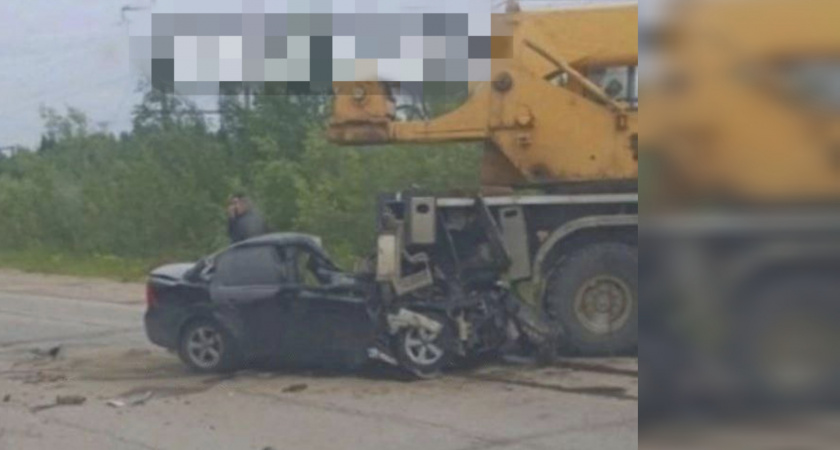Под Усинском смертельная авария с участием автокрана унесла жизнь молодого водителя