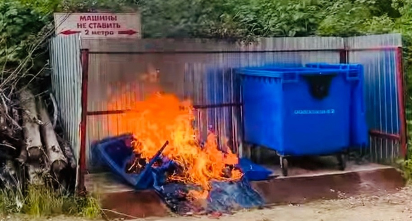Испорчены уже свыше сотни: почему в Сыктывкаре сгорают евробаки для мусора