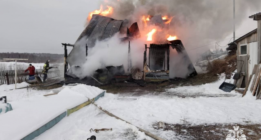 В Коми на пожаре погиб мужчина