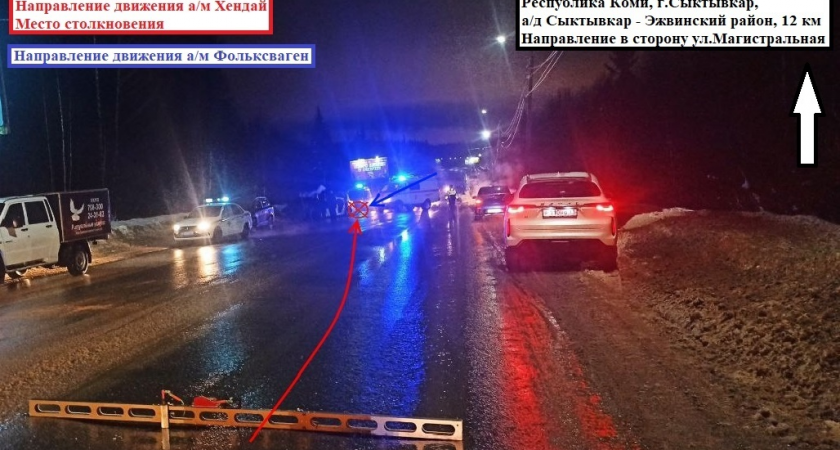 В результате смертельной аварии под Сыктывкаром ребёнок впал в кому