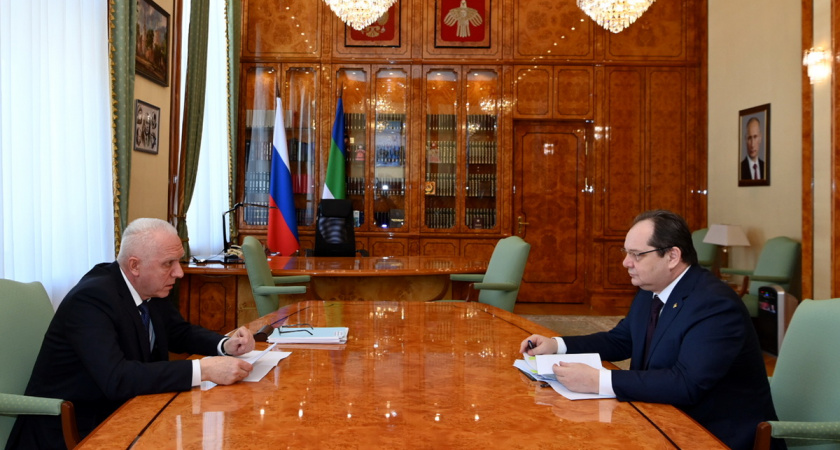 Александр Гуцан обсудил с Ростиславом Гольдштейном развитие Коми