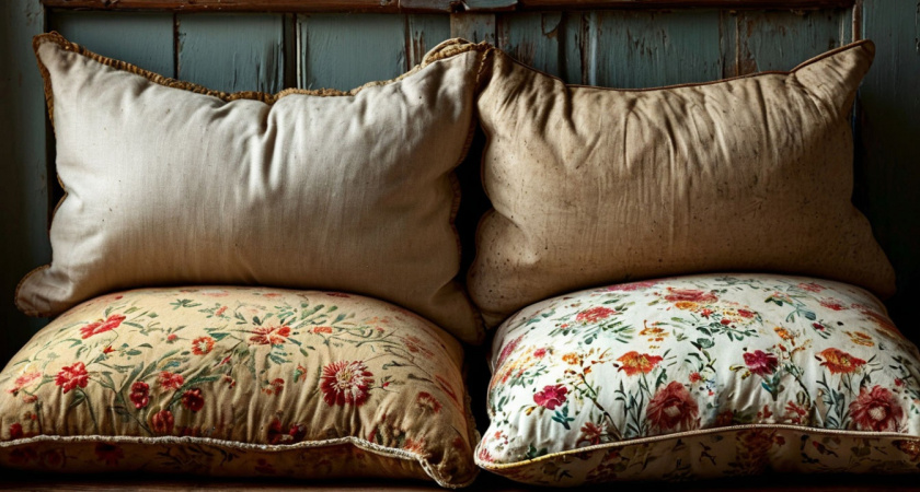 Даже старые подушки запахнут свежестью: всего одна хитрость от пота и изношенности