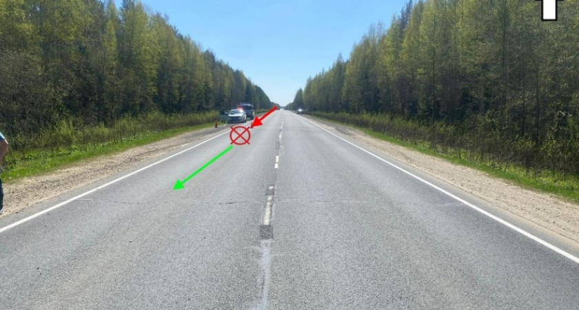 Велосипедист погиб под колесами КамАЗа в Коми