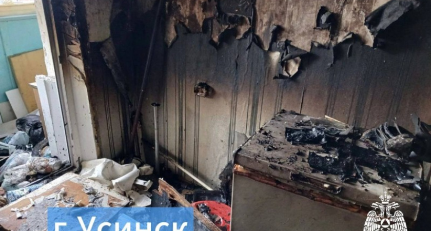 В Коми за стуки на пожаре погиб один человек