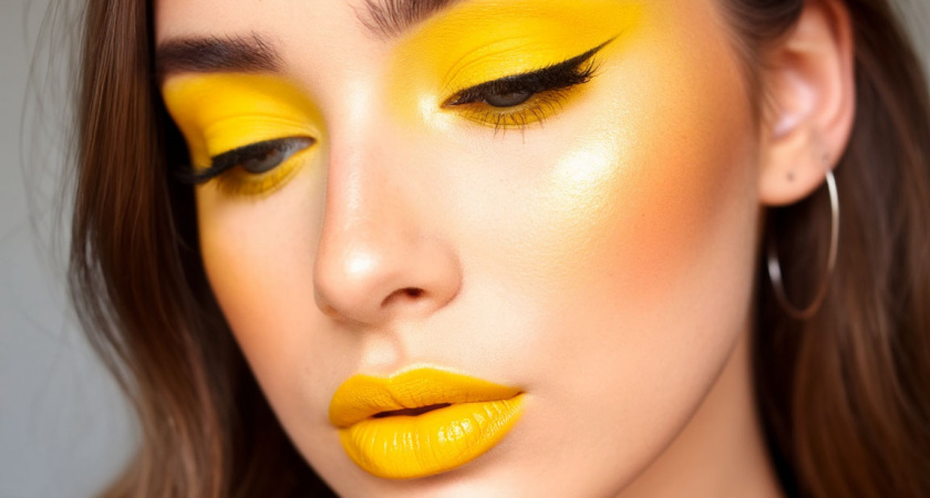 Как сделать макияж Butter Yellow, чтобы не выглядеть странно – этот новый тренд преображает взгляд