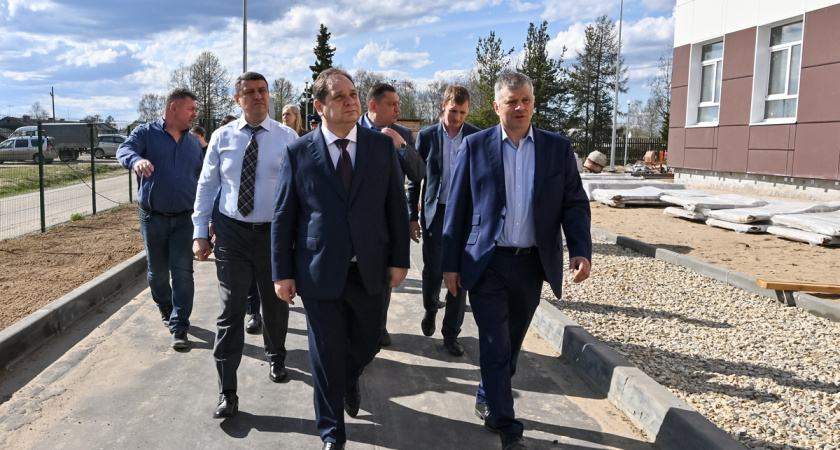 В одном из районов Коми строительство школы на 600 мест близится к концу 