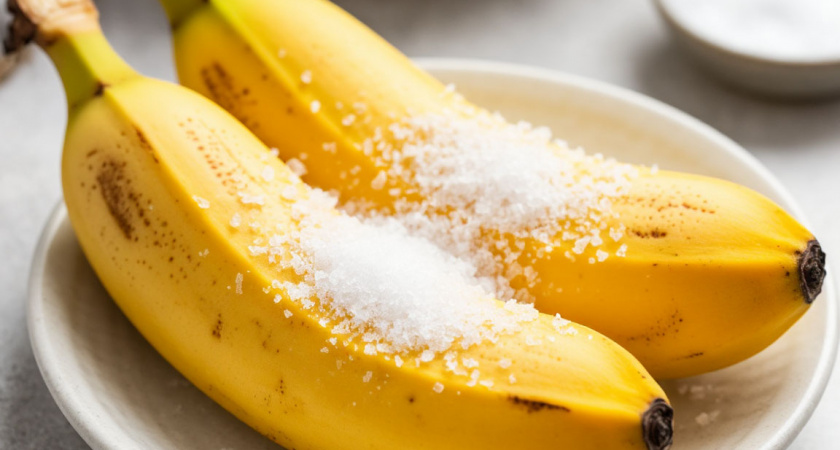 Банановую кожуру посыпаю солью — весь июнь не нарадуюсь своей смекалке: лучший лайфхак для лентяев