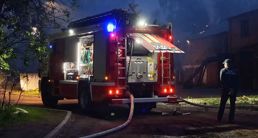 В Коми за сутки произошло три крупных пожара