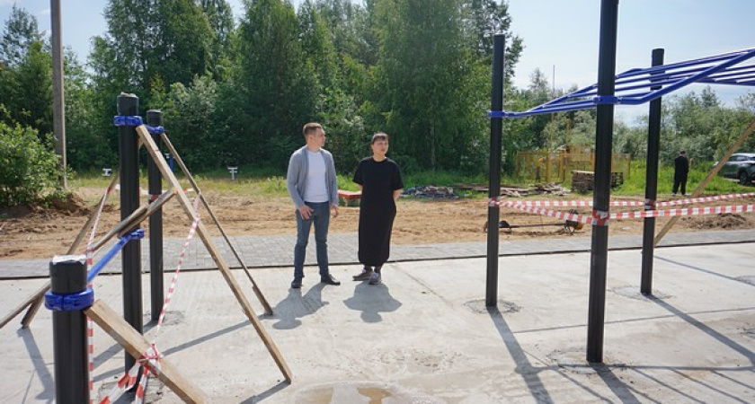 В пригороде Сыктывкара появится тренажерная площадка ГТО