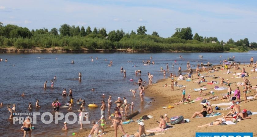 В Сыктывкаре заработал городской пляж