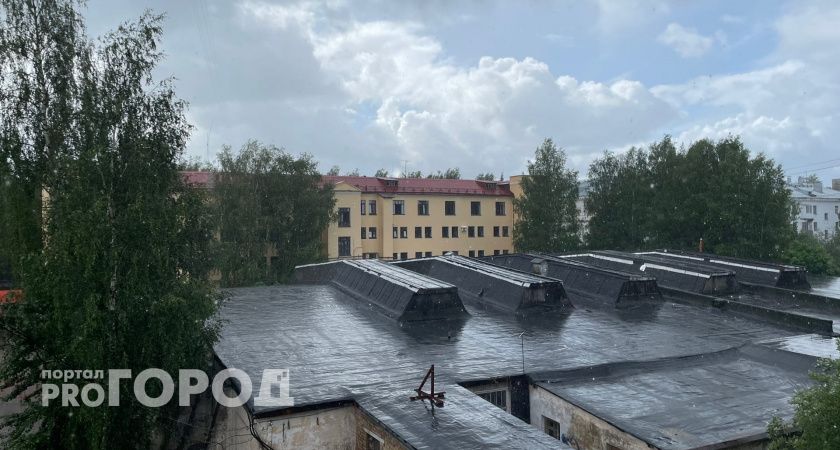 Атмосферный фронт принесет в Коми ливни и грозы 2 июля