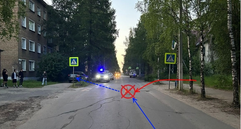 В Коми пьяный водитель "Лады Гранты" спровоцировал ДТП: пострадал молодой автомобилист