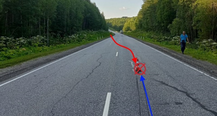 В Коми две иномарки попали в аварию: одна из них выехала на встречку 