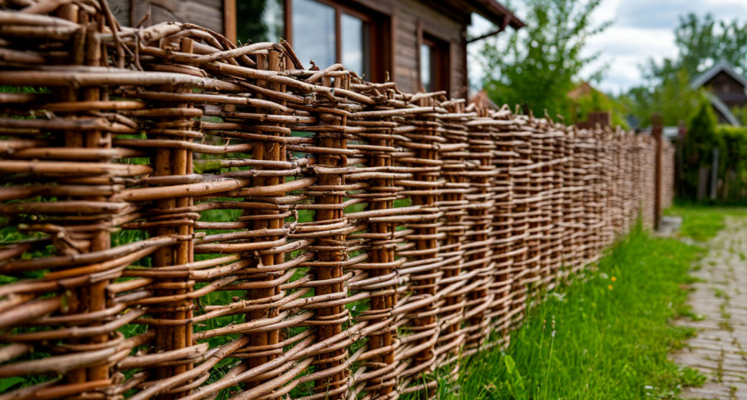 Вместо забора вкопала в землю по границе участка 3 тысячи прутиков: что с ними стало за 3 года