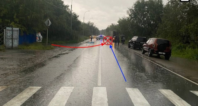 В Коми столкнулись иномарка и мотоцикл: водитель двухколесного транспорта погиб