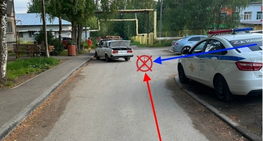 В Сыктывкаре водитель "семерки" травмировал ребенка на электросамокате