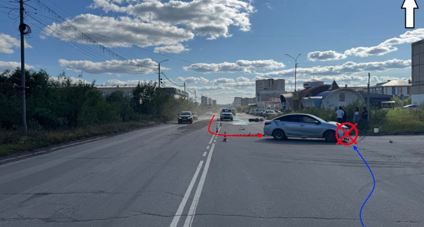 Два ДТП с мотоциклистами произошли в Коми за минувшие сутки