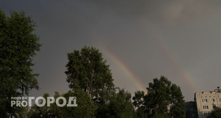 В двух районах Республики Коми в ближайшие часы ожидаются сильные дожди 