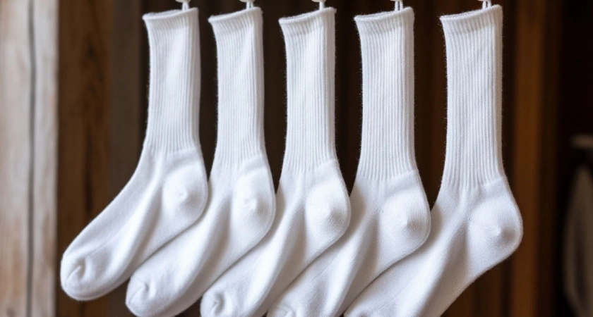 Кладу носки в пакет - и они опять белоснежно чистые: теперь ни замачивать, ни тереть не придется