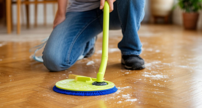 Начала мыть полы соленой водой — перемены в доме заметила вся семья: вот для чего добавляю соль в ведро
