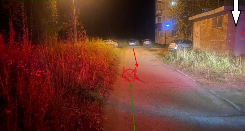 В Коми иномарка сбила человека 