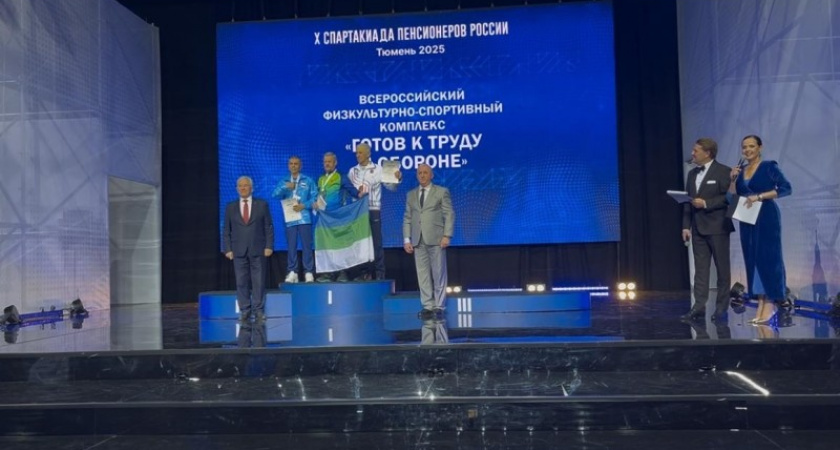 Спортсмены из Коми завоевали призовые места на Всероссийских играх пенсионеров