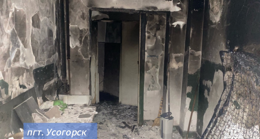 В Коми из-за пожара пришлось эвакуировать 15 человек