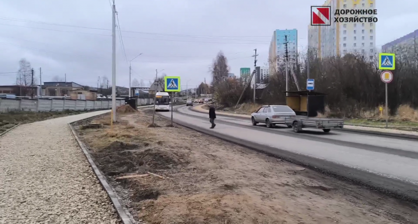 На одной из улиц Сыктывкара пешеходные переходы и остановки перенесут ради безопасности и удобства