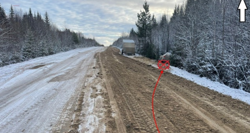 В Коми пассажиры Mitsubishi получили травмы после съезда в кювет