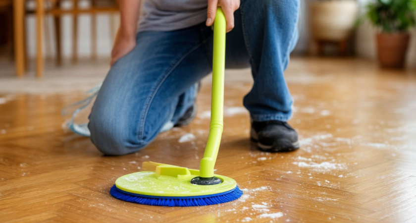 Начала мыть полы соленой водой — перемены в доме сразу заметила вся семья: вот для чего добавляю соль в ведро