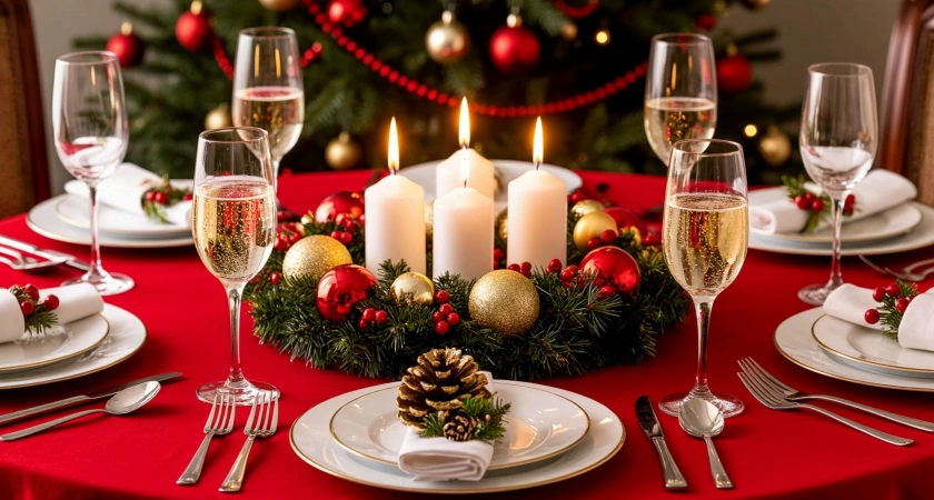 Как украсить стол на Новый год 2026, чтобы задобрить Огненную Лошадь — луга, поля и страсть стихии огня