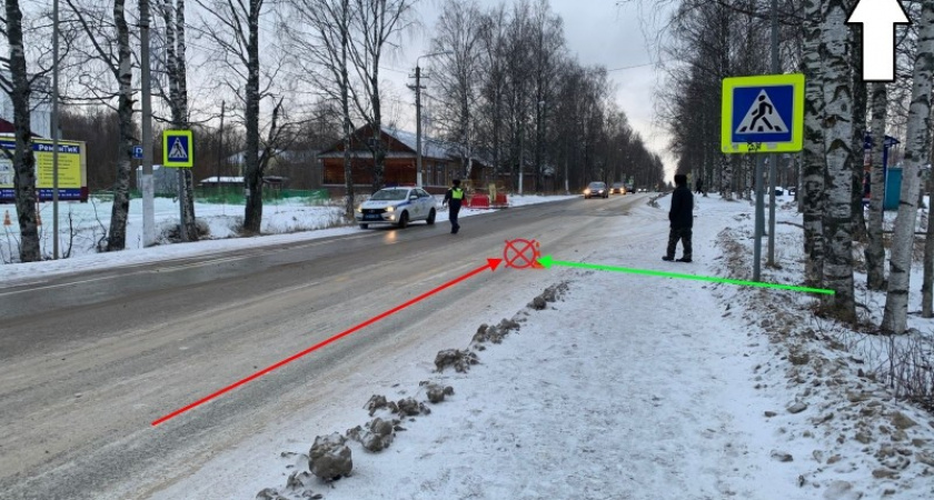 В Коми под колеса иномарки попала 13-летняя девочка