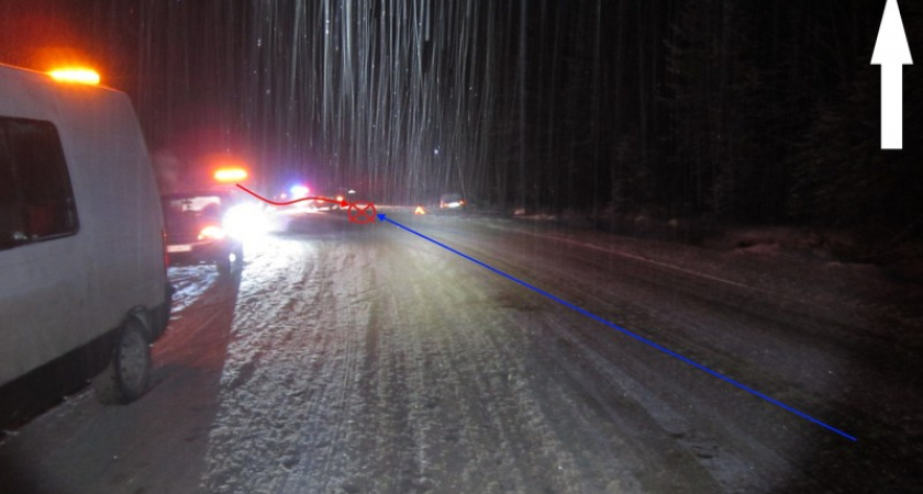 В Коми автоледи не смогла удержать руль, вылетела на "встречку" и отправила иномарку в кювет 