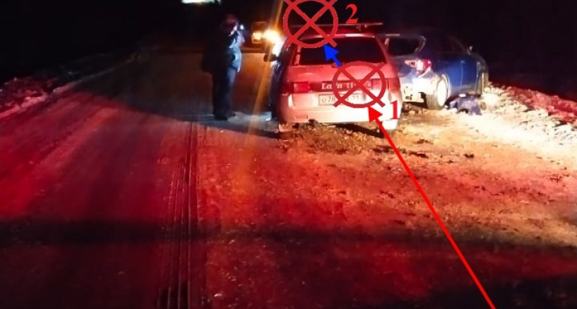 На трассе в Коми произошло тройное ДТП