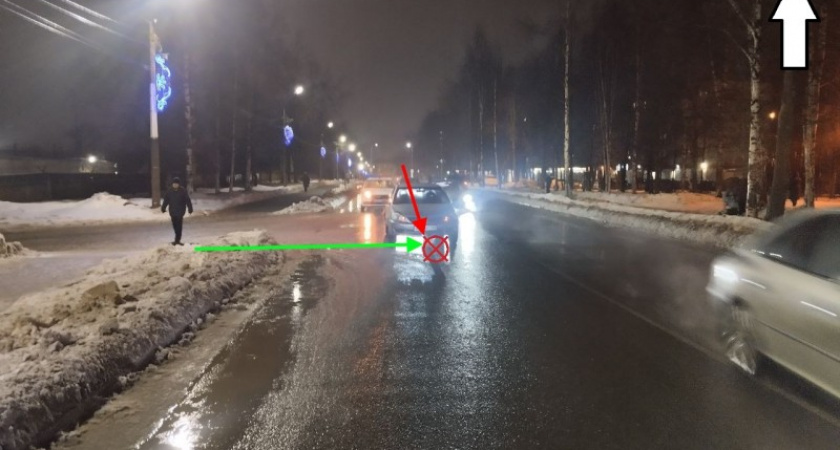 В Сыктывкаре молодой водитель иномарки сбил 79-летнюю бабушку 