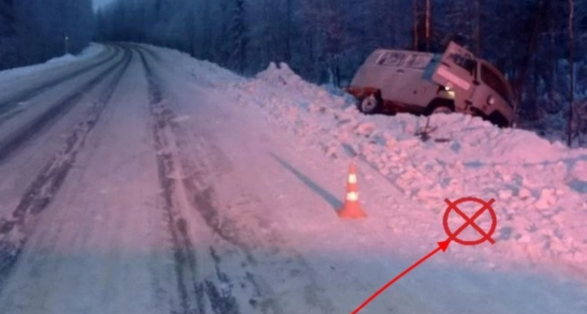 В Коми "буханка" слетела в кювет и опрокинулась: два человека получили травмы