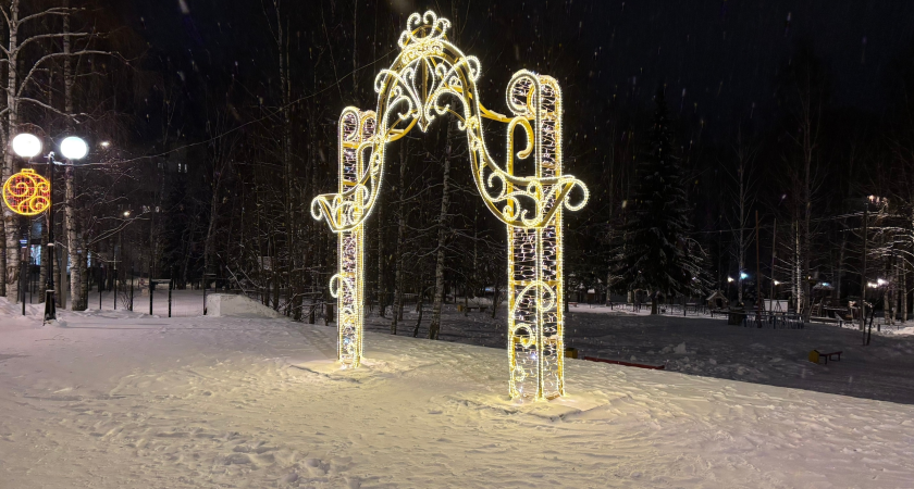 Сыктывкар преобразился к Новому Году, став центром притяжения горожан