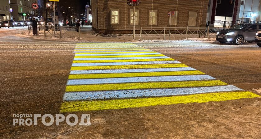 В столице Коми появились почти 400 проекционных светофоров 