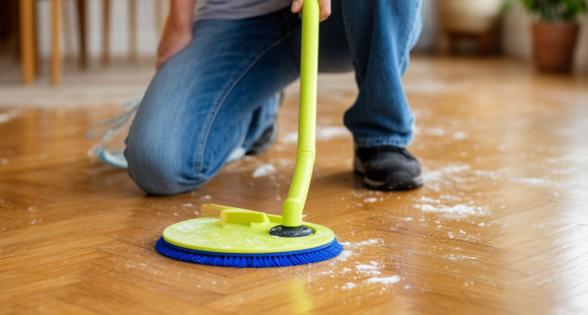 Начала мыть полы соленой водой — перемены в доме заметила вся семья: вот для чего добавляю соль в ведро