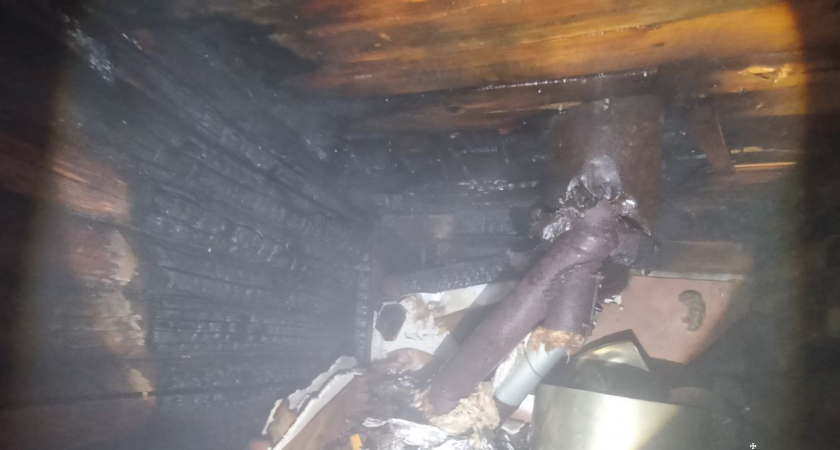 Печь привела к возгоранию бани в Сыктывкаре