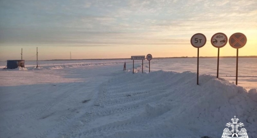 В Коми открыли 57 зимних переправ через реки